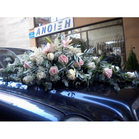 Wedding Decorations Flower Shop Anoiksi in Drama. Bridal Car 1