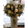 Bridal Candles 3. Wedding Decorations Flower shop Anoiksi.