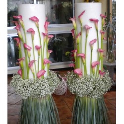 Wedding Candles 4. Flower Shop Anoiksi in Drama